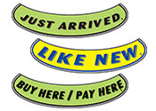 Reverse Arch/ Smile Windshield Stickers
