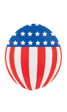20 inch Reusable Stars & Stripes Vinyl Balloon 20 inch Reusable Stars & Stripes Vinyl Balloon