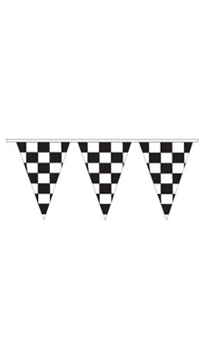 Checkered Triangle Pennant Checkered Triangle Pennant