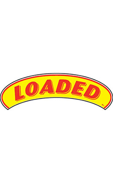 Arch Windshield Slogan Sticker - "Loaded"