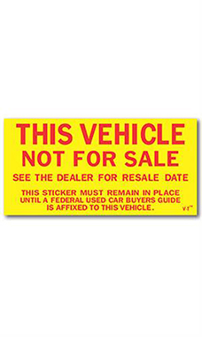 Not For Sale Stickers Not For Sale Stickers