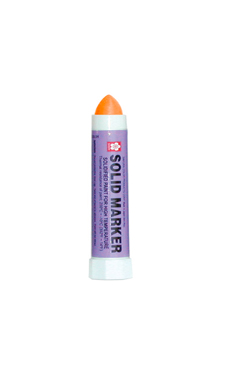 Fluorescent Orange Solid Paint Marker with 1/2 inch tip