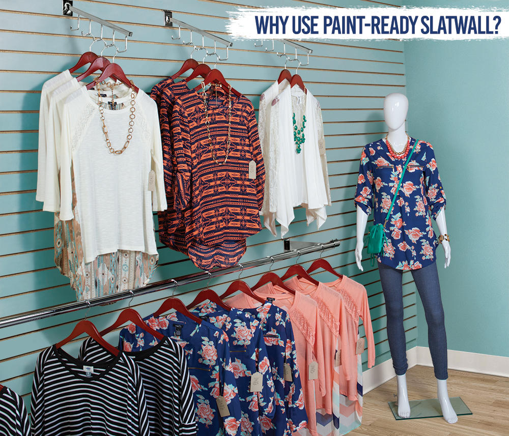 Why Use Paint-Ready Slatwall