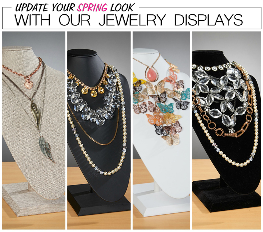 Update Your Look with Our Jewelry Displays