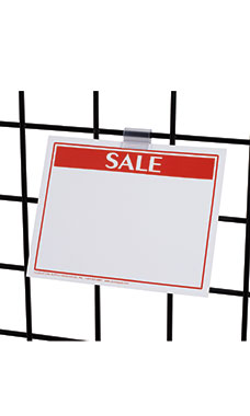 Sign Clips Fit On Grid