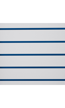 Dark Blue Vinyl Slatwall Insert