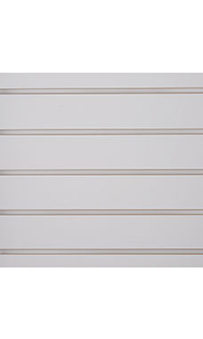 White Vinyl Slatwall Inserts