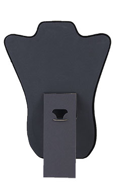 Black Velvet Padded Necklace Display Easels