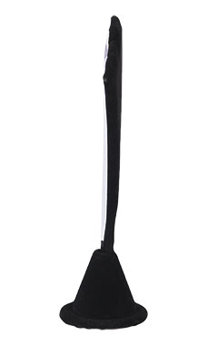 Black Velvet Fan Shaped Necklace Stands