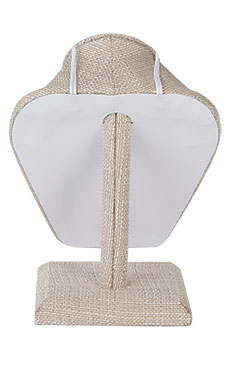Linen Necklace Display on Stand