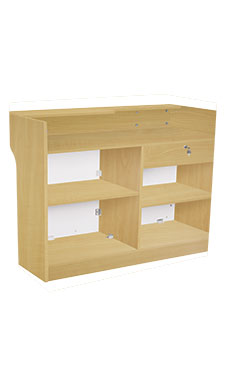 70 inch Maple Ledgetop Service Ready to Assemble
