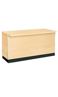 6' Maple Metal Framed Service Counters