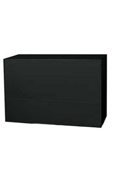 4' Black Economy Service Counter