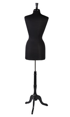 Black Women's Jersey Dressmaker Forms
