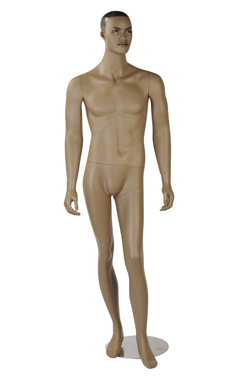 Male African-American Complexion Fiberglass Mannequin
