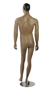 Male African-American Complexion Fiberglass Mannequin