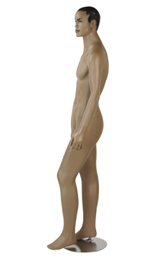 Male African-American Complexion Fiberglass Mannequin