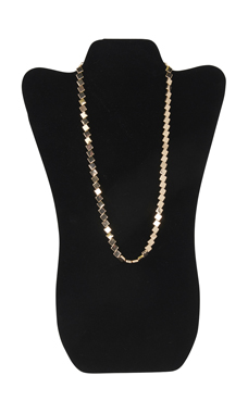 Black Velvet Padded Necklace Display Easels Black Velvet Padded Necklace Display Easels