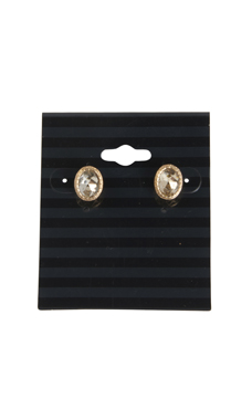 Black Stripes Earring Card Black Stripes Earring Card