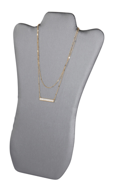 Tall Gray Necklace Display Easel Tall Gray Necklace Display Easel