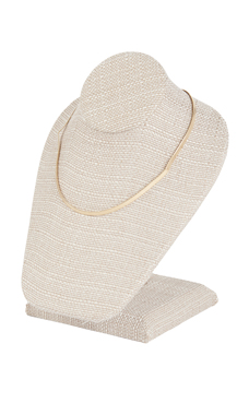 Linen Necklace Display on Stand Linen Necklace Display on Stand