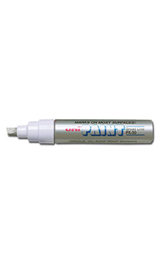 Metallic Silver Oil Based Paint Marker with 3/8 inch Tip