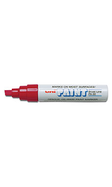 Red Oil Based Paint Marker with 3/8 inch Tip Red Oil Based Paint Marker with 3/8 inch Tip