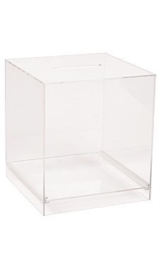Large Ballot Box - Acrylic Large Ballot Box - Acrylic