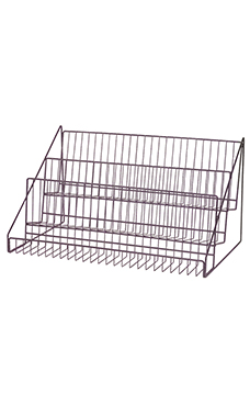 Made to Order Lavender Silver Vein 3-Tier Wire Countertop Rack