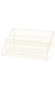 Made to Order Stoney White 3-Tier Wire Countertop Rack Made to Order Stoney White 3-Tier Wire Countertop Rack