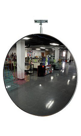 Convex Security Mirror With Adjustable Bracket Convex Security Mirror With Adjustable Bracket