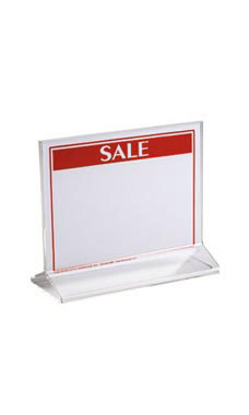 Acrylic Top Loading Sign Holders Acrylic Top Loading Sign Holders