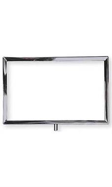 Stem Mount Metal Sign Holder - Large Stem Mount Metal Sign Holder - Large