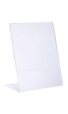 Acrylic Single Sided Sign Holders Acrylic Single Sided Sign Holders