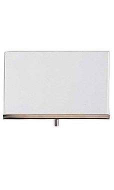 Acrylic Sign Holder with Chrome Channel - Large Acrylic Sign Holder with Chrome Channel - Large