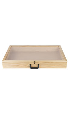 Pine Wood Countertop Display Cases - Large Pine Wood Countertop Display Cases - Large