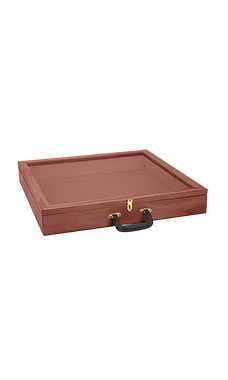 Cherry Wood Countertop Display Cases - Large Cherry Wood Countertop Display Cases - Large