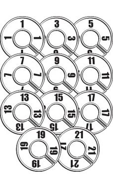 Round Size Divider Junior's Assortment Round Size Divider Junior's Assortment
