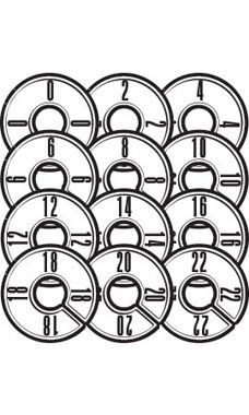 Round Size Divider for Hangrail Women's Assortment Round Size Divider for Hangrail Women's Assortment