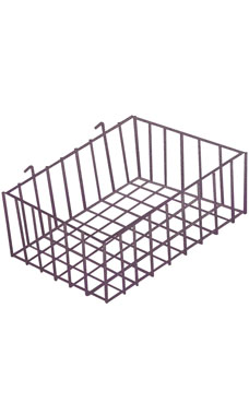 Made to Order 12" x 8" x 4" Mini-Grid Basket - Lavender Silver Vein Made to Order 12" x 8" x 4" Mini-Grid Basket - Lavender Silver Vein