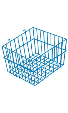 Made to Order 12" x 12" x 8" Mini-Grid Basket - Blue Made to Order 12" x 12" x 8" Mini-Grid Basket - Blue