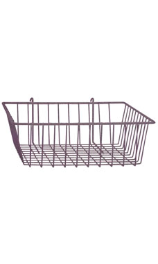Made to Order 12" x 12" x 4" Mini-Grid Basket - Lavender Silver Vein Made to Order 12" x 12" x 4" Mini-Grid Basket - Lavender Silver Vein