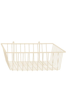 Made to Order 12" x 12" x 4" Mini-Grid Basket - Stoney White Made to Order 12" x 12" x 4" Mini-Grid Basket - Stoney White