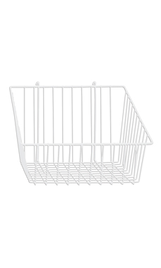 White Mini-Grid Baskets White Mini-Grid Baskets