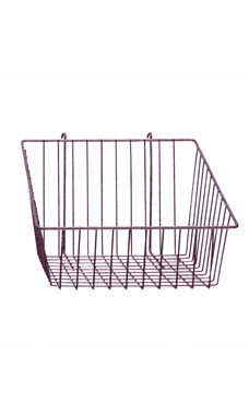 Made to Order 12" x 12" x 8" Mini-Grid Basket with 4" Front - Lavender Silver Vein Made to Order 12" x 12" x 8" Mini-Grid Basket with 4" Front - Lavender Silver Vein
