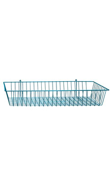 Made to Order 24" x 12" x 4" Mini-Grid Basket - Blue Made to Order 24" x 12" x 4" Mini-Grid Basket - Blue