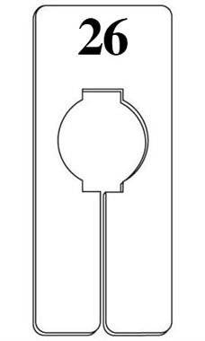 Rectangular Size Divider Size 26