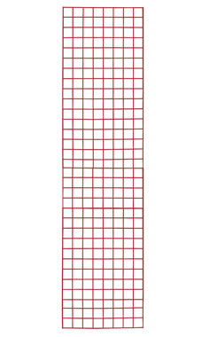 Made to Order 2' x 6' Wire Grid Panel - Berry Red Made to Order 2' x 6' Wire Grid Panel - Berry Red