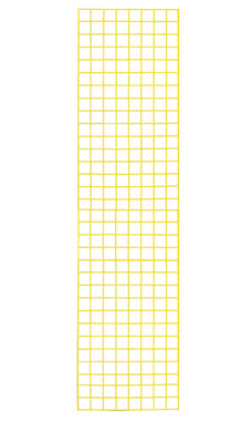 Made to Order 2' x 6' Wire Grid Panel - Bright Yellow
