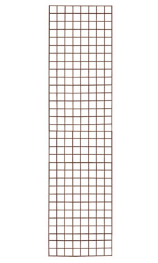 Made to Order 2' x 6' Wire Grid Panel - Fine Textured Rustic Copper Made to Order 2' x 6' Wire Grid Panel - Fine Textured Rustic Copper